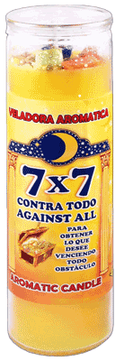 CANDLE COCKTAIL VELADORA 7X7 CONTRA TODO/ 7X7 AGAINST ALL AROMATICA