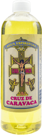 Spiritual Water Cross of Caravaca 16oz Agua Espiritual Cruz de Caravaca