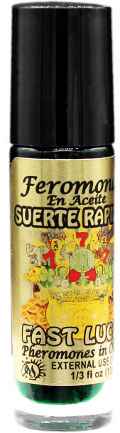 Pheremone Body Oil Fast Luck ROLL ON 1/3oz