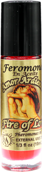 Pheremone Body Oil Fire of Love ROLL ON 1/3oz