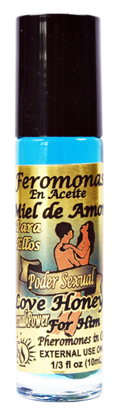 Pheremone Body Oil Love Honey (M) ROLL ON 1/3oz