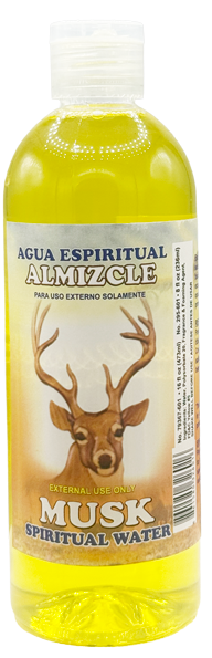 Spiritual Water Musk 16oz Agua Espiritual Almizcle