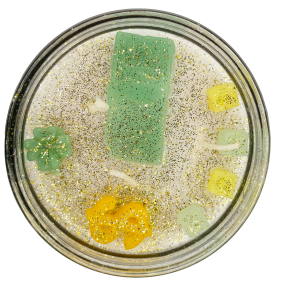 Candle New Year St Jude Scented 12 Colors Jumbo Glass