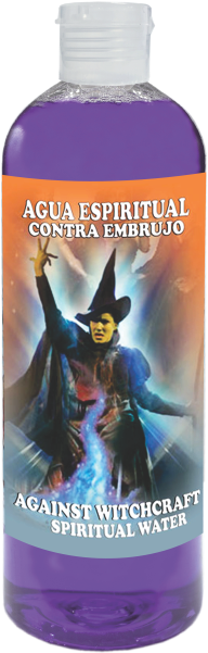 Spiritual Water Against Witchcraft 16oz Agua Espiritual Contra Embrujo