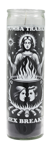 Hex Breaker Screened Candle