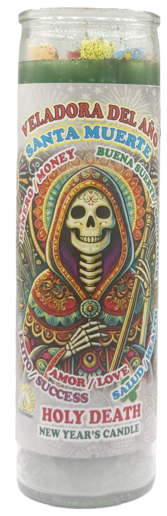CANDLE COCKTAIL NEW YEARHOLY DEATH COLORFUL FIXED/STA MUERTE COLORIDA PREPARADA