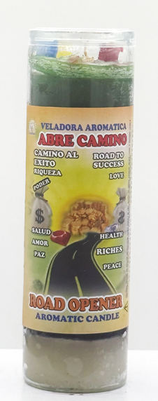 Road Opener 7 Color Cocktail Prepared Candle - Abre Camino Veladora Preparada