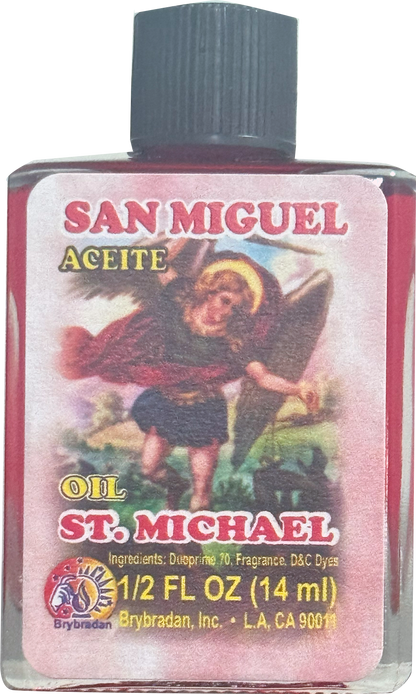 Spiritual Oil St Michael 1/2oz San Miguel Aceite Espiritual