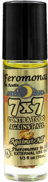 Pheremone Body Oil 7x7 Against All ROLL ON 1/3oz