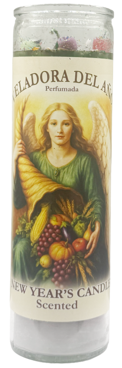 CANDLE COCKTAIL NEW YEAR ANGEL OF ABUNDANCE FIXED/ANGEL DE ABUNDIA PREPARADA