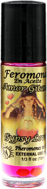 Pheremone Body Oil Gypsy Love ROLL ON 1/3oz