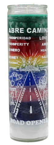 Road Opener 7 Color Screened Candle