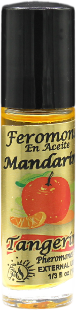 Pheremone Body Oil Tangerine ROLL ON 1/3oz