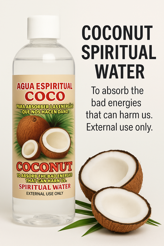Spiritual Water Coconut 16oz Agua Espiritual Coco