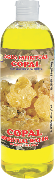 Spiritual Water Copal 16oz Agua Espiritual Copal