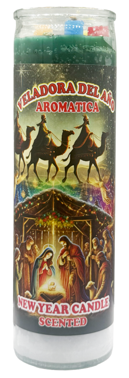 CANDLE COCKTAIL NEW YEAR NATIVITY FIXED/NACIMIENTO PREPARADA