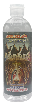 Spiritual Water New Year Nativty  16oz