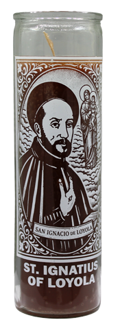 St Ignatius of Loyola Screened Candle